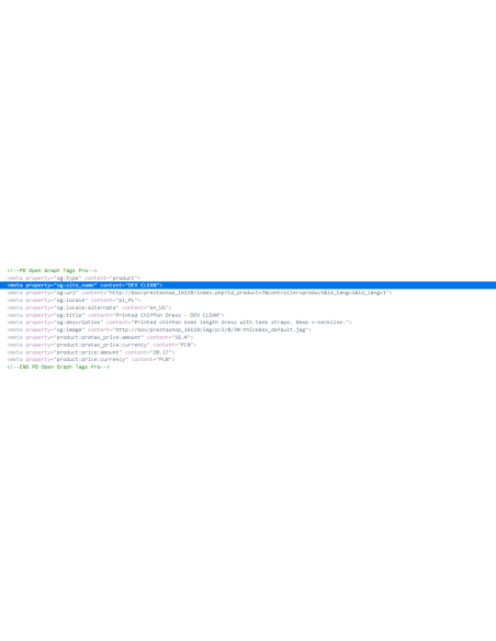 Öffnen Sie Graph Tags Pro für PrestaShop 1.6.x