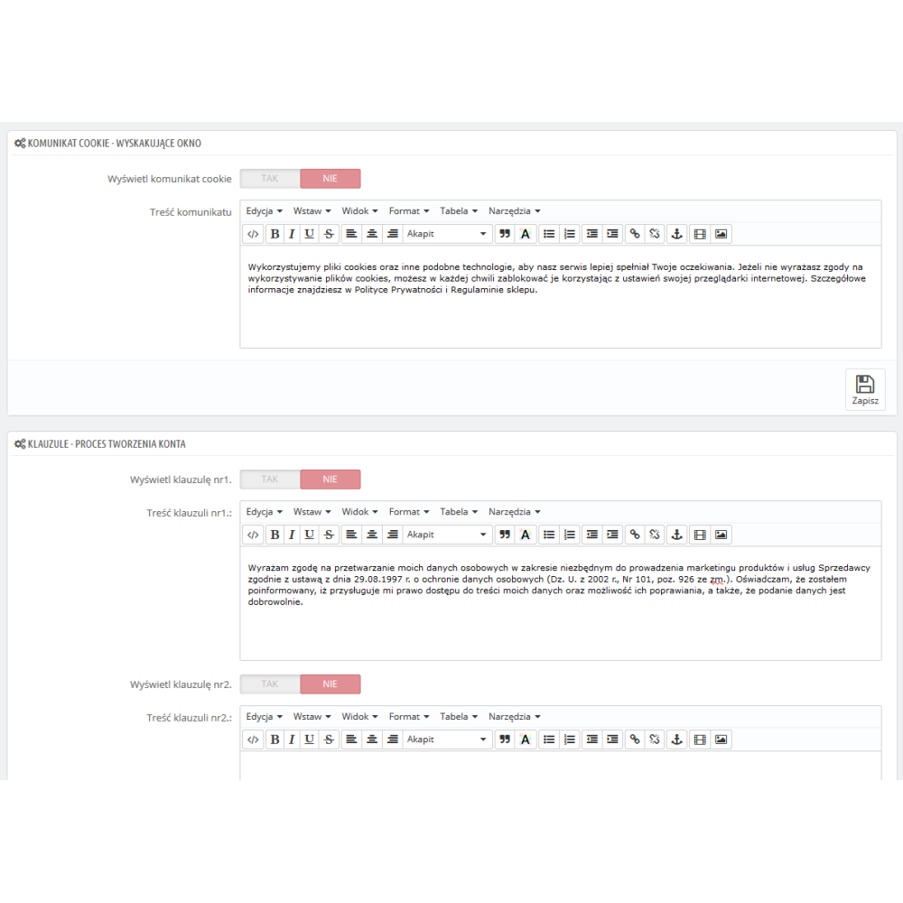 Module de modifications liées au RGPD pour PrestaShop