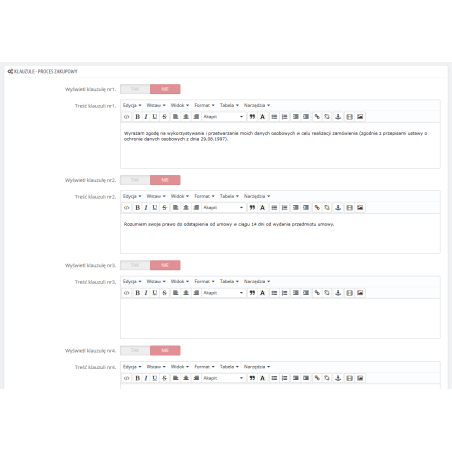 Modulo modifiche relative al GDPR per PrestaShop