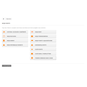 Modifikationsmodul in Bezug auf den RODO für PrestaShop 2