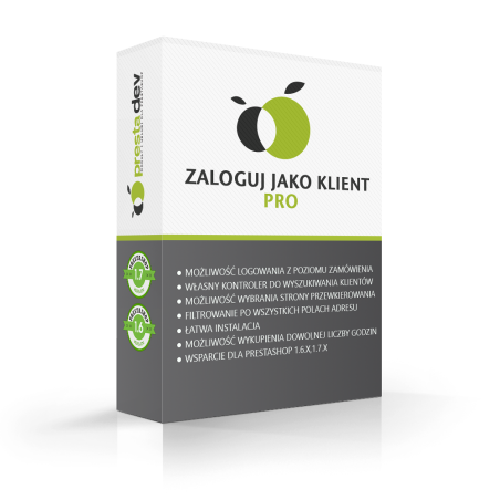 Accedi come modulo cliente per PrestaShop
