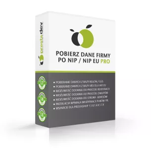 Pobierz dane firmy po numerze VAT / VAT EU