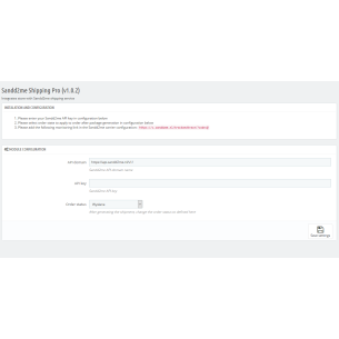 Integration with the Sandd.nl courier for PrestaShop 1.6.x and 1.7.x 2