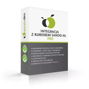 Integracja z kurierem Sandd.nl dla PrestaShop 1.6.x oraz 1.7.x