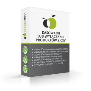 Hromadně deaktivujte nebo odstraňte produkty z CSV