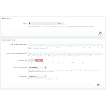 Bulk disable or delete products from CSV