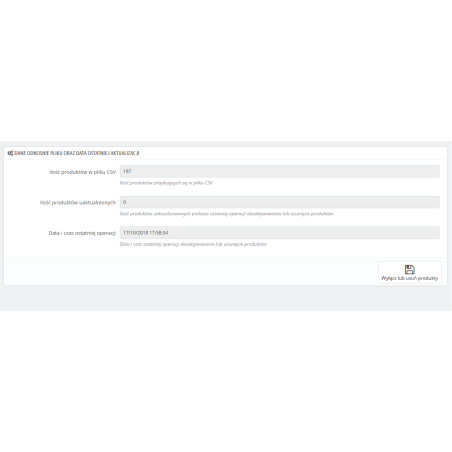 Massenabschaltung oder Löschen von Produkten aus CSV