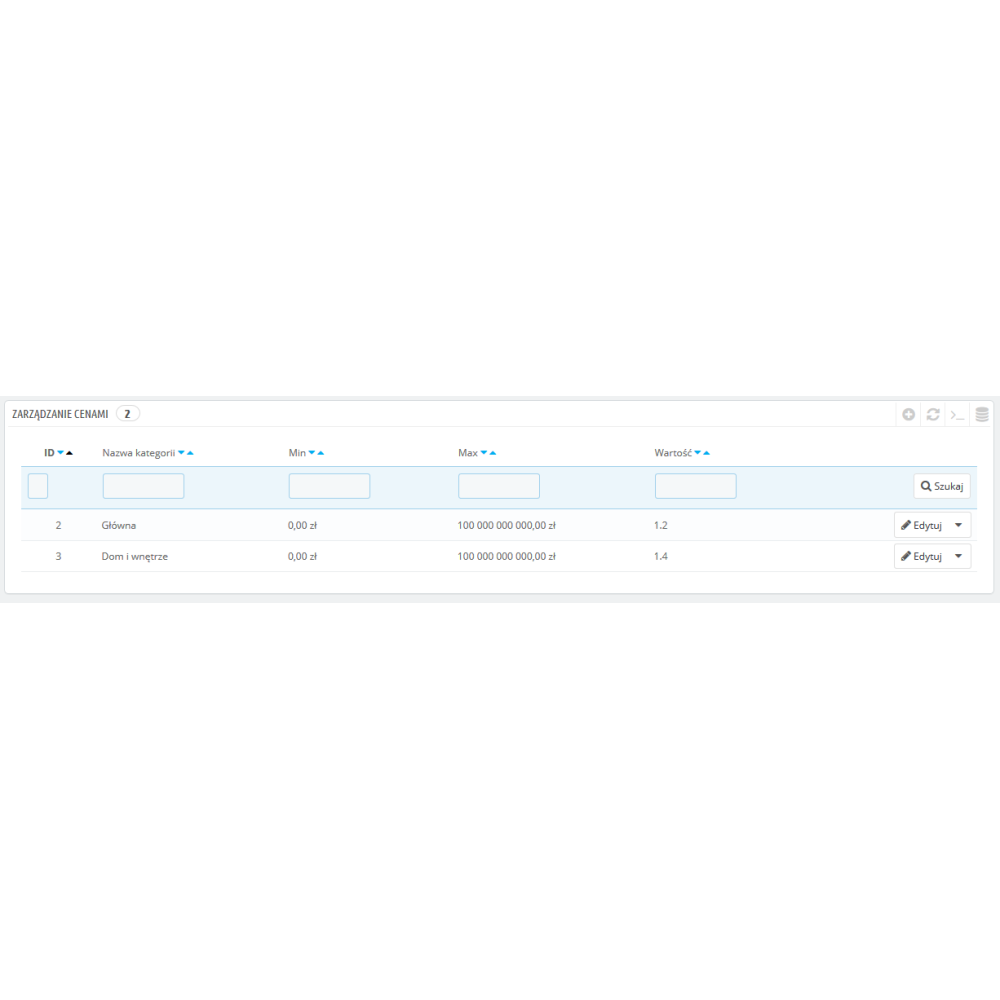 Importieren Sie XML Hurtowania / PrestaShop
