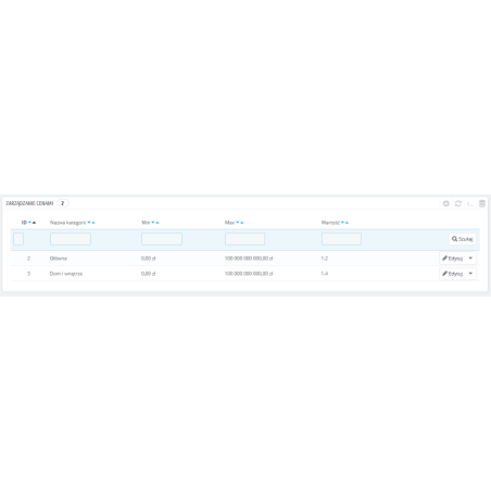 Importieren Sie XML Hurtowania / PrestaShop