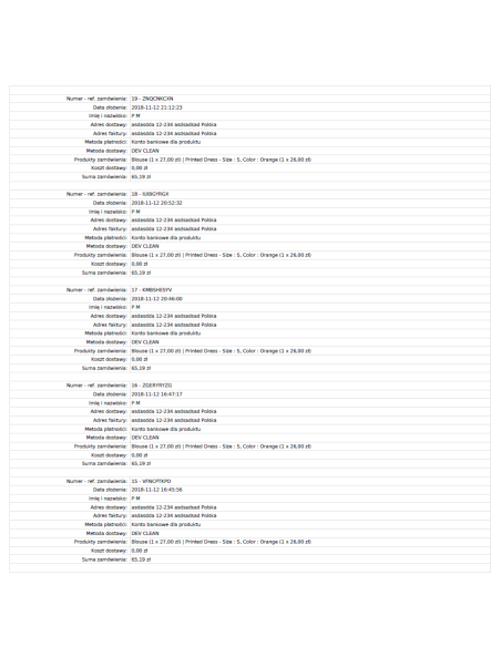 Massendruck von Bestelldaten als PDF für PrestaShop 1.6.x und PrestaShop 1.7.x
