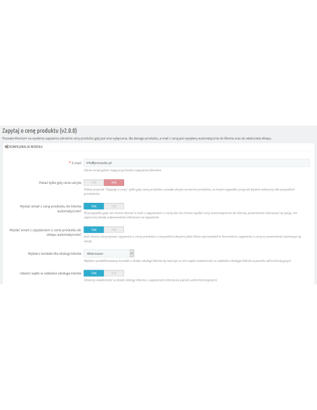 Produktanfrage-Modul für PrestaShop