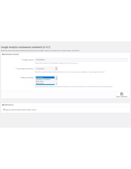 Resi delle transazioni di acquisto di Google Analytycs Pro per PrestaShop 1.6.xe 1.7.x.