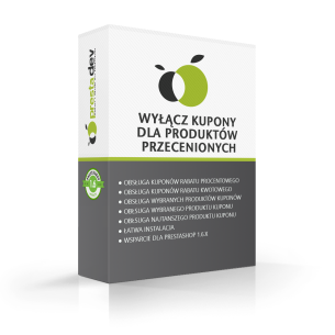 Zakázat slevové kupóny na zlevněné produkty pro prestaShop 1.6.x.
