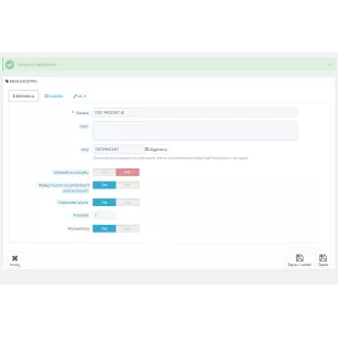 Wyłącz kupony rabatowe dla produktów przecenionych dla prestaShop 1.6.x 2