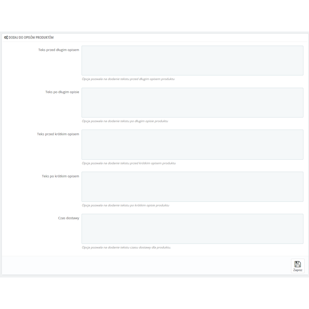 Importazione XML all'ingrosso / PrestaShop