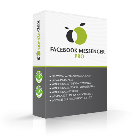 Module Facebook Messenger / chat pour PrestaShop 1.6.x & 1.7.x