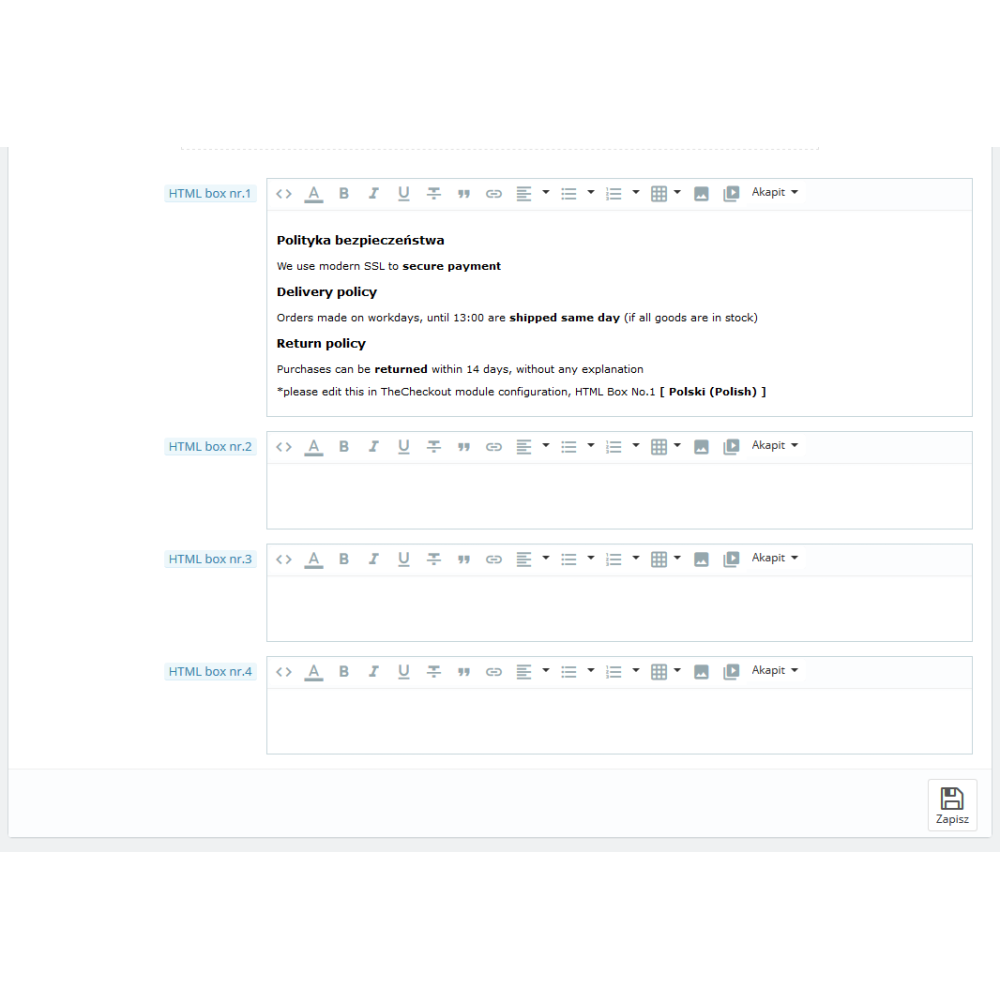 Szybkie zakupy Pro dla PrestaShop 1.7.x