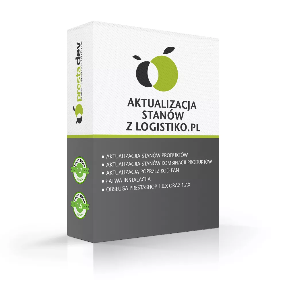 Aktualizacja stanów magazynowych poprzez API Logistiko dla PrestaShop 1.6.x oraz 1.7.x