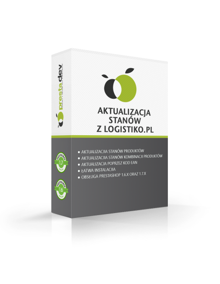 Inventaraktualisierung über die Logistiko-API für PrestaShop 1.6.x und 1.7.x.