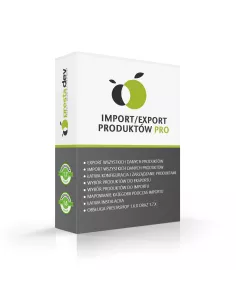 Export / import of Pro Products for PrestaShop 1.6.x and 1.7.x