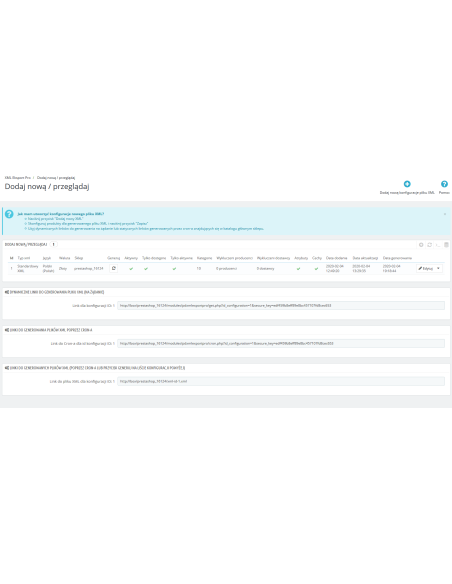 Export / Import von Pro-Produkten für PrestaShop 1.6.x und 1.7.x.