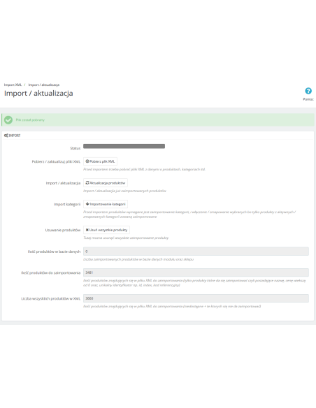 Export / Import von Pro-Produkten für PrestaShop 1.6.x und 1.7.x.