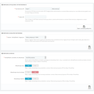Integrazione con Fakturownia.pl, aggiornamento delle scorte e dei prezzi per Prestashop 1.6.xe 1.7.x. 2