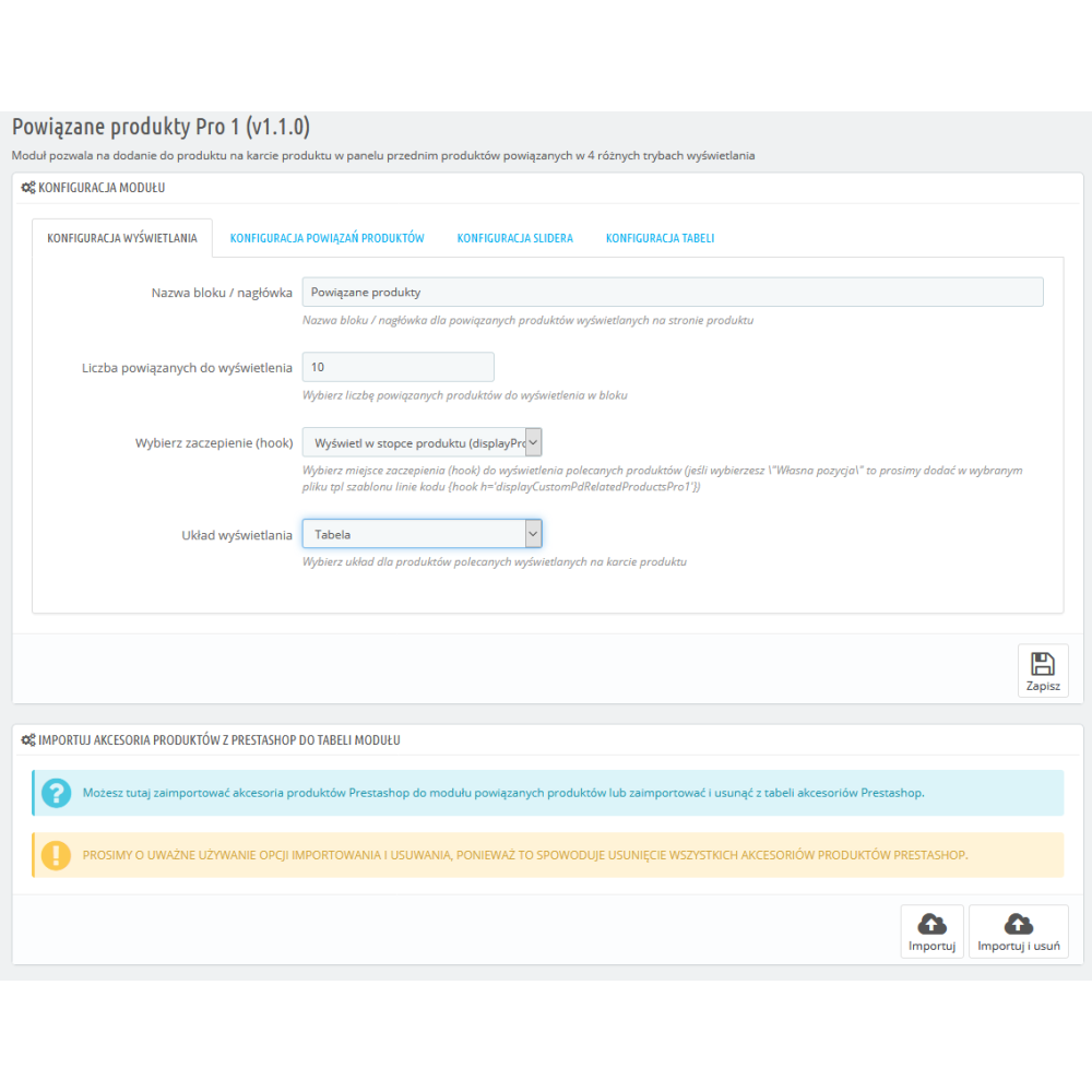 Prodotti correlati Modulo Pro per Prestashop 1.5.xe 1.6.x.