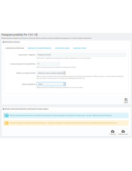 Modulbezogene Pro-Produkte für Prestashop 1.5.x und 1.6.x