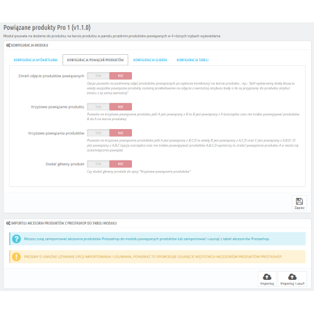 Супутні товари Pro модуль для Prestashop 1.5.x та 1.6.x