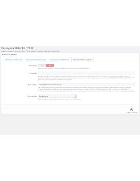 Prestashop integration with Ceneo Trusted reviews for PS 1.4, 1.5, 1.6 x