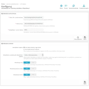 Integracja z elitpolska.pl aktualizacja stanów i cen dla Prestashop 1.6.x oraz 1.7.x 2