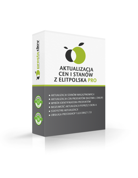 Integrazione con Fakturownia.pl, aggiornamento delle scorte e dei prezzi per Prestashop 1.6.xe 1.7.x.