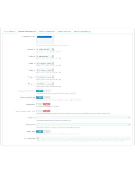 Імпорт XML hurtownia babyandtravel.pl / PrestaShop 1.6.x & 1.7.x