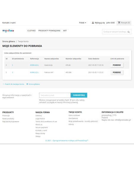 Pro order attachments for PrestaShop 1.6.x and 1.7.x