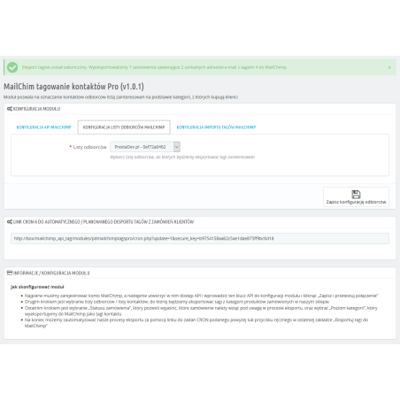 Mailchimp tags Pro