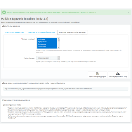 Mailchimp tags Pro