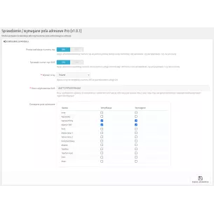 Sprawdzenie poprawności danych adresowych dla PrestaShop 2