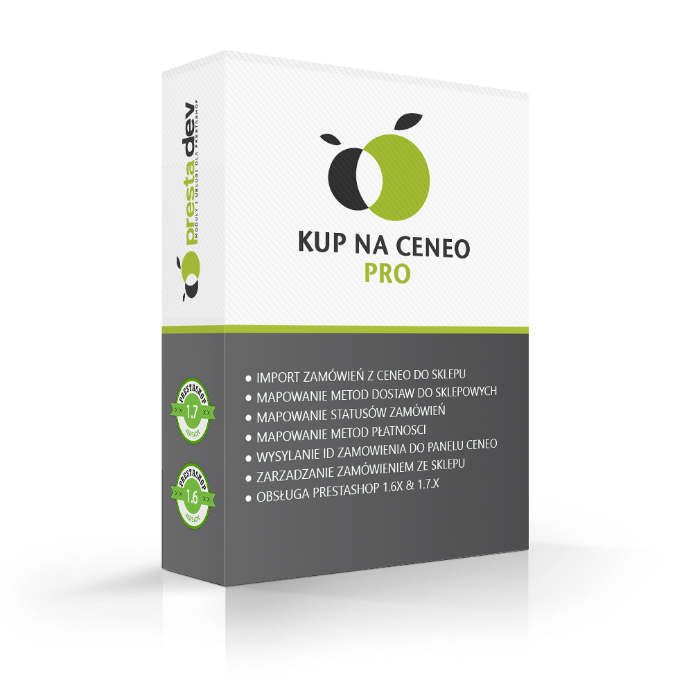 Інтеграція з Buy for Ceneo для PrestaShop 1.6.x і 1.7.x