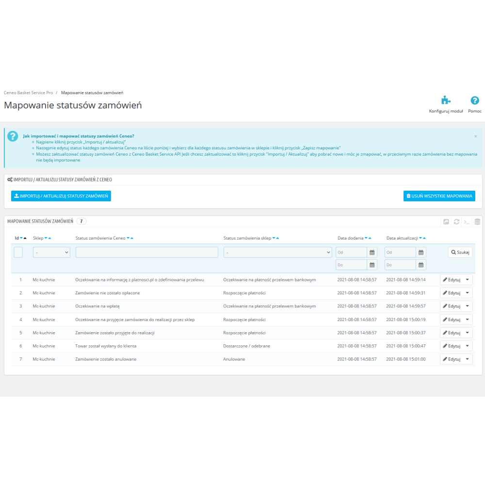 Інтеграція з Buy for Ceneo для PrestaShop 1.6.x і 1.7.x