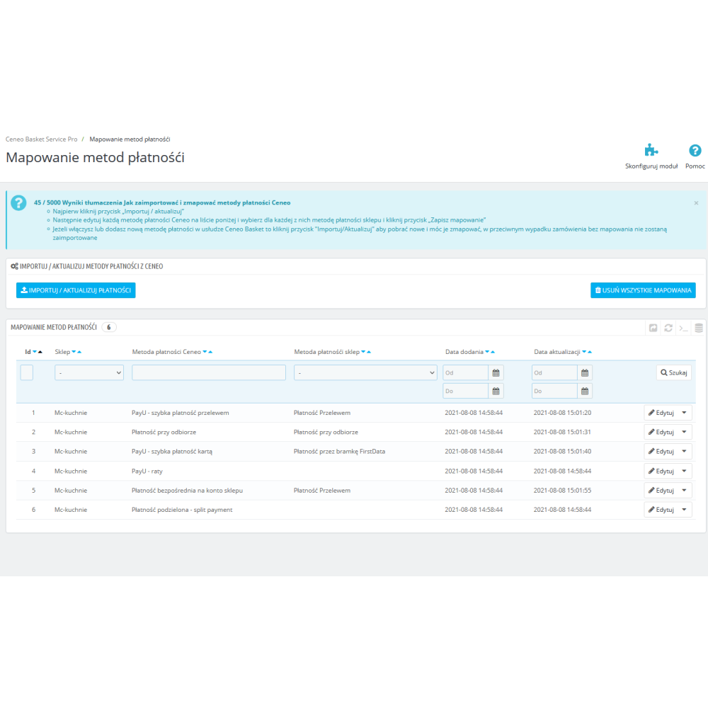 Integrazione con Buy for Ceneo per PrestaShop 1.6.x e 1.7.x