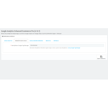 E-commerce avanzato di Google Analytics per PrestaShop 1.7.x