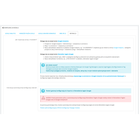 E-commerce avanzato di Google Analytics per PrestaShop 1.7.x