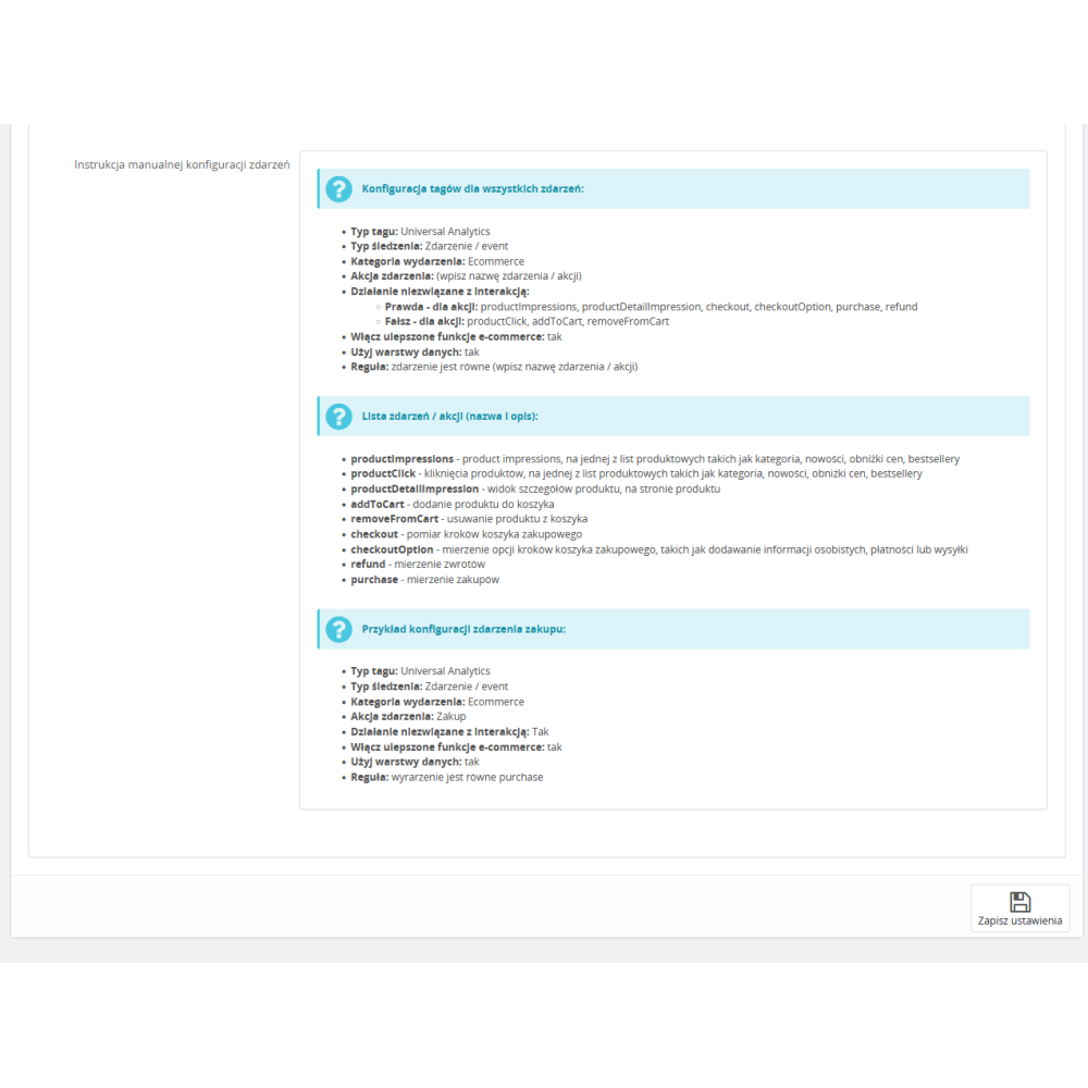 E-commerce avanzato di Google Analytics per PrestaShop 1.7.x
