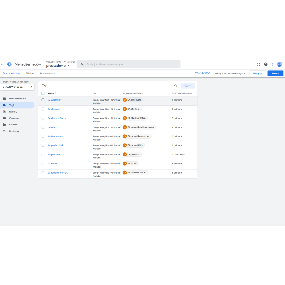 Google Analytics Enhanced Ecommerce Pro for PrestaShop 1.7.x