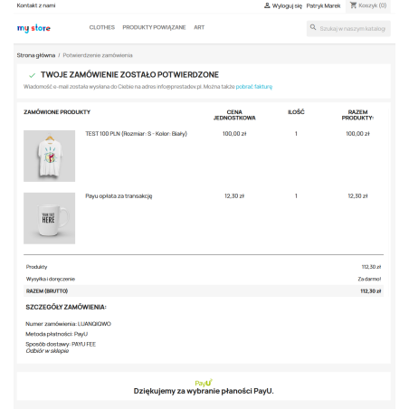 Příplatkový modul Payu pro PrestaShop 1.6.xa 1.7.x