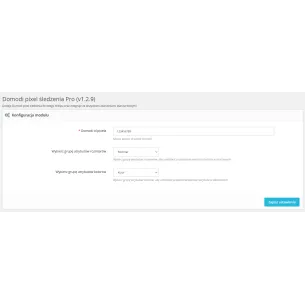 Domodi pixel śledzenia dla PrestaShop 1.6.x 2
