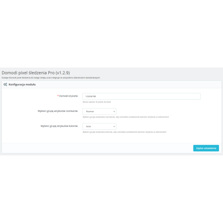 Domodi pixel tracking for PrestaShop 1.6.x