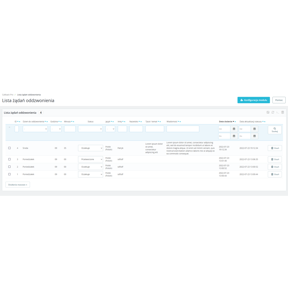 CallBack PRO for PrestaShop 1.7.X