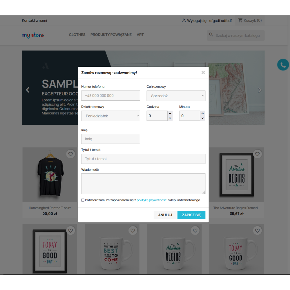CallBack PRO for PrestaShop 1.7.X